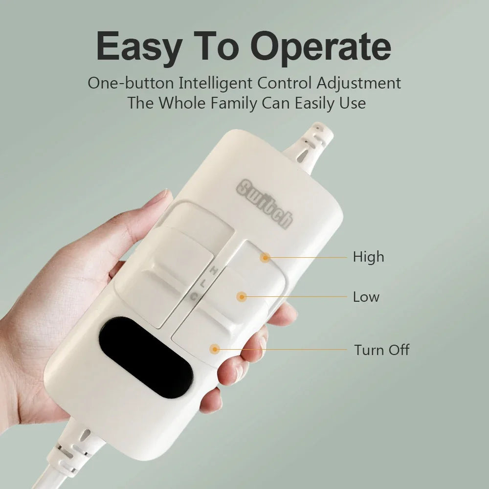 Electric Blanket 220V Thicken Thermostat Electric Blankets 70x150/120x150/150x180cm Electric Heating Blanket Winter Body Warmer