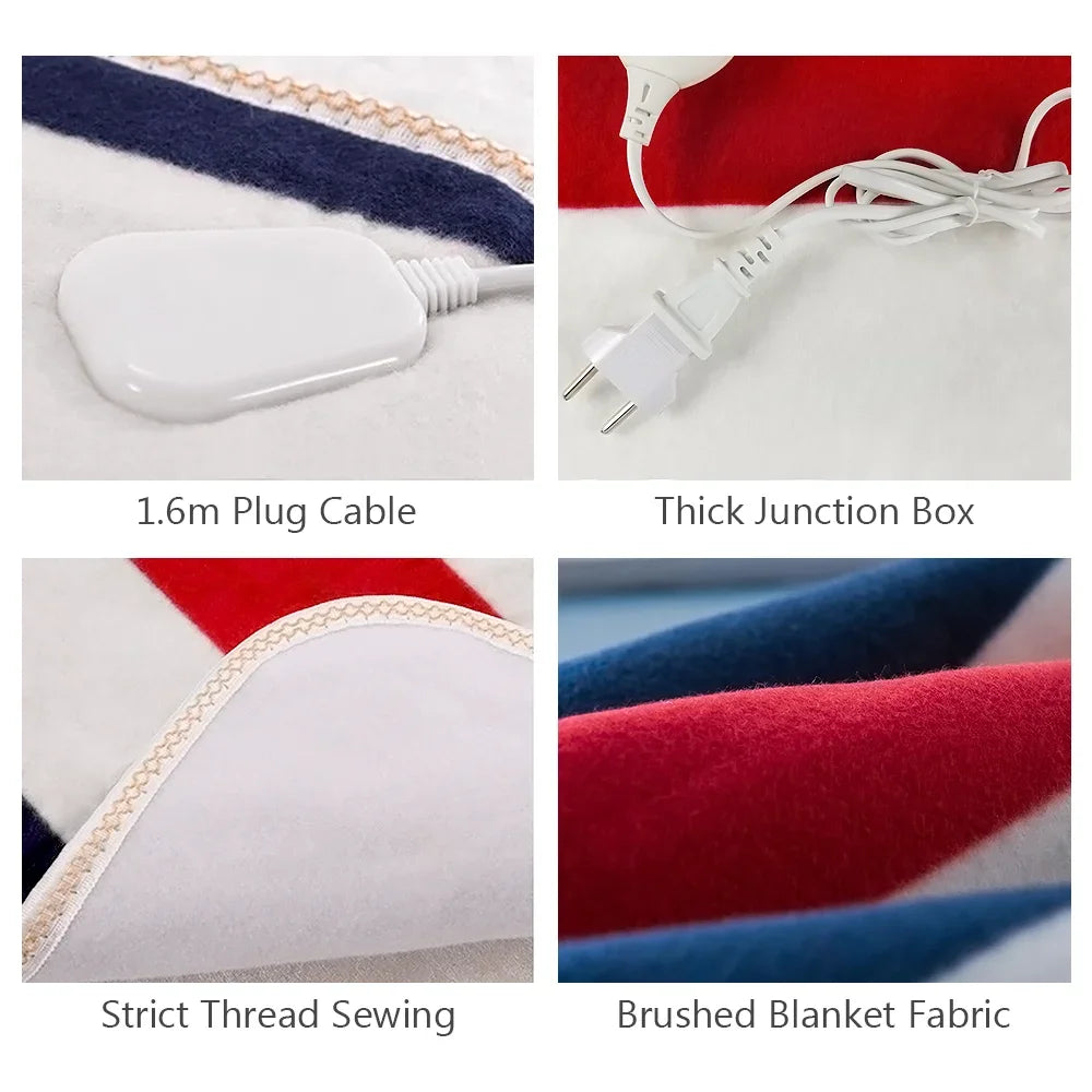 Electric Blanket 220V Thicken Thermostat Electric Blankets 70x150/120x150/150x180cm Electric Heating Blanket Winter Body Warmer