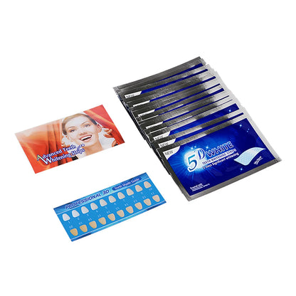 5D Teeth Whitening Strips for Removing Smoke, Coffee and General Stains