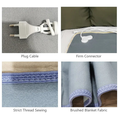 Electric Blanket 220V Thicken Thermostat Electric Blankets 70x150/120x150/150x180cm Electric Heating Blanket Winter Body Warmer